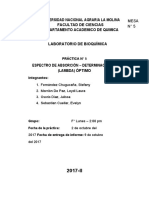 Informe 5 Bioquimica