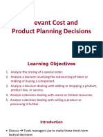 Relevant Costs For Decision Making