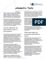 Psychometric Tests