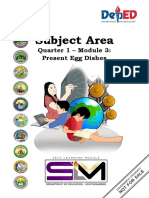 Subject Area: Quarter 1 - Module 3: Present Egg Dishes