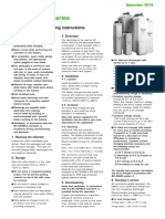 SPH Ni-Cd Batteries: Installation and Operating Instructions