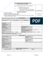 BYJU'S Employee Bankground Verification Form