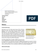 History: Relation To Other Fields