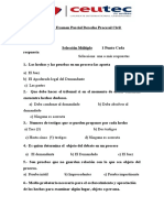 Primer Examen Parcial Derecho Procesal Civil I