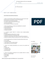 NDT Question and Answer - Asnt PT Level 1 Sample Question