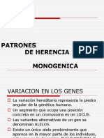 2-Patrones de Herencia Monogenica