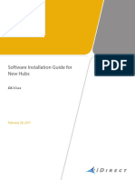 Software Installation Guide For New Hubs: iDX 3.5.x.x