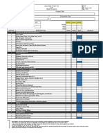 Civil Steel Structure Drawing Checklist