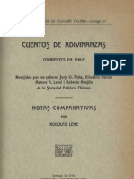 Cuentos de Adivinanzas-Rodolfo Lenz