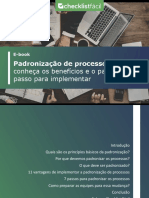 Ebook Padronizacao de Processos Checklist Facil