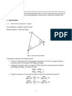 Surveying II - Week 2 Intersections: 1.1. Intersection Using Inner Angles