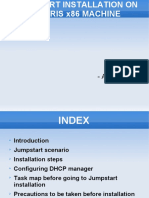 CUSTOM JUMPSTART ON SOLARIS x86 MACHINE - AN OVERVIEW