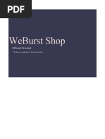 Weburst Shop Pricelist