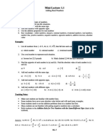 Chapter 1 Mini Lecture Review