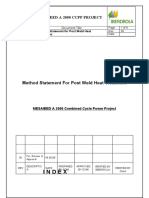 Index: Method Statement For Post Weld Heat Treatment