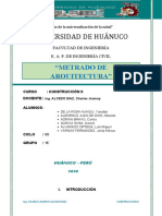 Trabajo Metrados Arquitectura