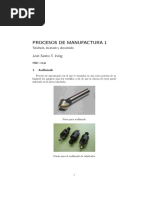 Taladrado Escariado y Abocardado PDF