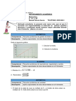 Reforzamiento Académico de Matemática 3° A y B - II Bimestre