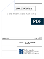 Method Statement Fabrication of Girder - Rev4