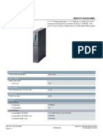 Data Sheet 6ES7417-4HL04-0AB0: General Information