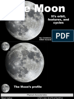 It's Orbit, Features, and Cycles: By: Cotamora, Marc Jay Arr C. BSED General Science 4A