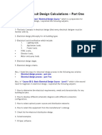 Basic Electrical Design Calculations