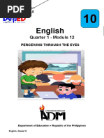 English: Quarter 1 - Module 12