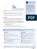 Disclosure of Risks To Unrepresented Parties - RECBC (Not A Client - Know PDF