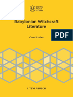 Abusch - Babylonian Witchcraft Literature PDF