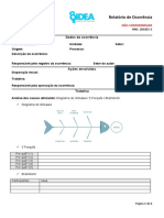 Modelo de RNC - Com Ferramentas Da Qualidade para Determinação Da Causa Raiz