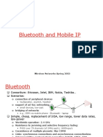 Bluetooth and Mobile IP: Wireless Networks Spring 2005