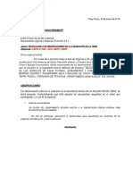 CARTA #OBSERVACIONES de Consultoria