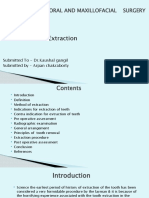 Extraction: Department of Oral and Maxillofacial Surgery