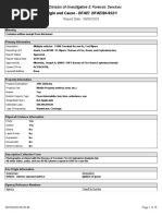 RSW Fire Report