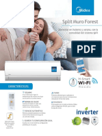 Ficha Técnica Midea Modelos Muro Forest Inverter PDF