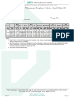 Table 12b: Used HWDP Dimensional Acceptance Criteria - Grant Prideco DS