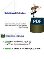 Relational Calculus: Logic, Like Whiskey, Loses Its Beneficial Effect When Taken in Too Large Quantities