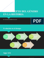 El Concepto Del Género en La Historia