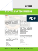 Structure & Written Expression: Section 2