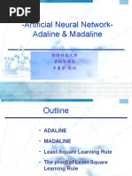 Artificial Neural Network-Adaline & Madaline