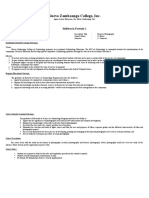 Nuevo Zamboanga College, Inc.: Syllabus in Forensic 1