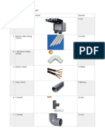 Materials For Aquaphonic Project: No Item Picture Quantity 1 Waterproof Socket 6 Unit