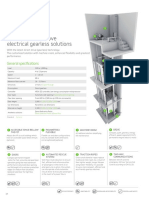 Machine-Room Above Electrical Gearless Solutions: Orona 3G