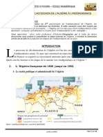 Accession de L'algérie À L'indépendance PDF