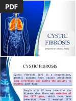 Cystic Fibrosis: Prepared By: Johanna Pepito