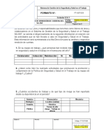 FT-SST-033 Formato Evaluación Rendición de Cuentas Del SG-SST