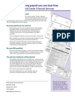 Payroll Brochure For Prospective Clients