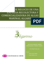 Plan de Negocio de Una Empresa Recolectora y Comercializadora de Algas Marinas