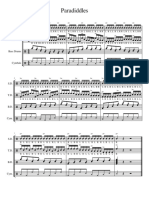 Paradiddles: Snare Drum