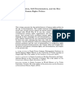 Decolonization, Self - Determination, and The Rise of Global Human Rights Politics